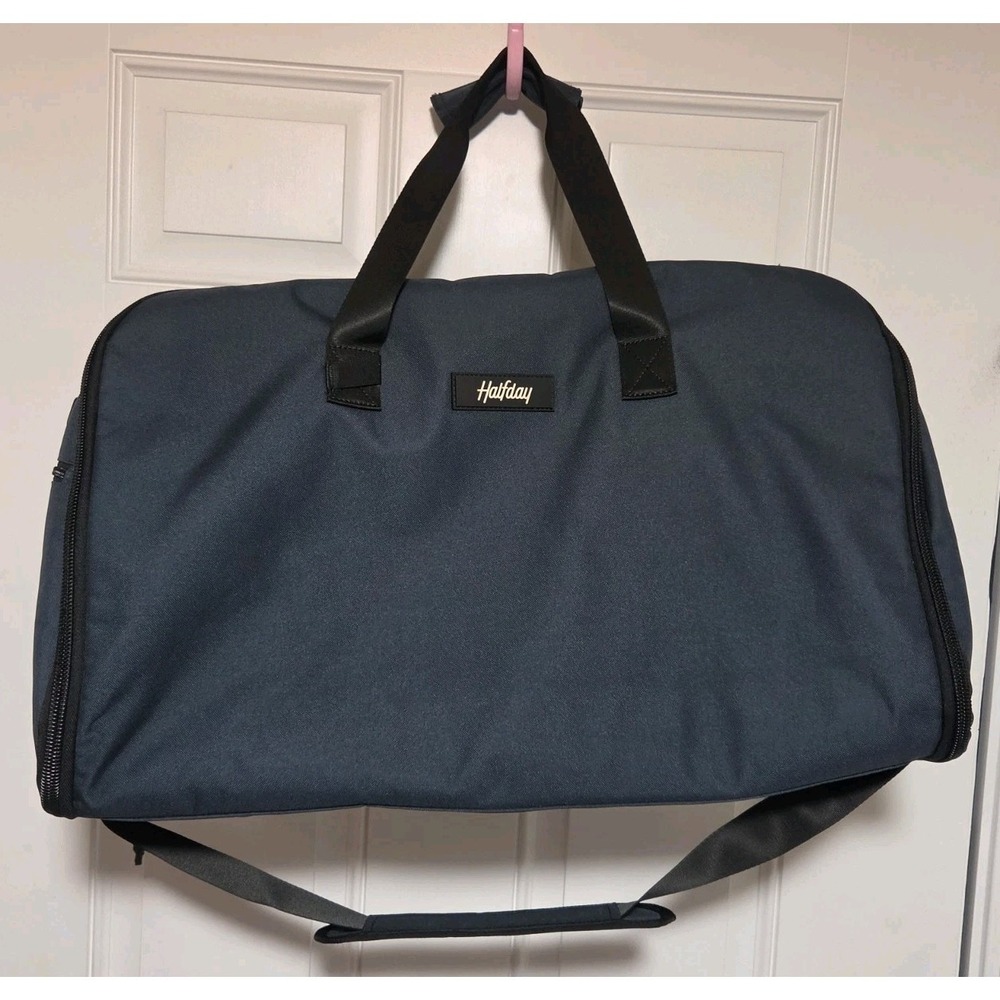 Halfday Travel Garment Duffel Bag Navy Blue Pacific 2-in-1 Weekender Suit Bag